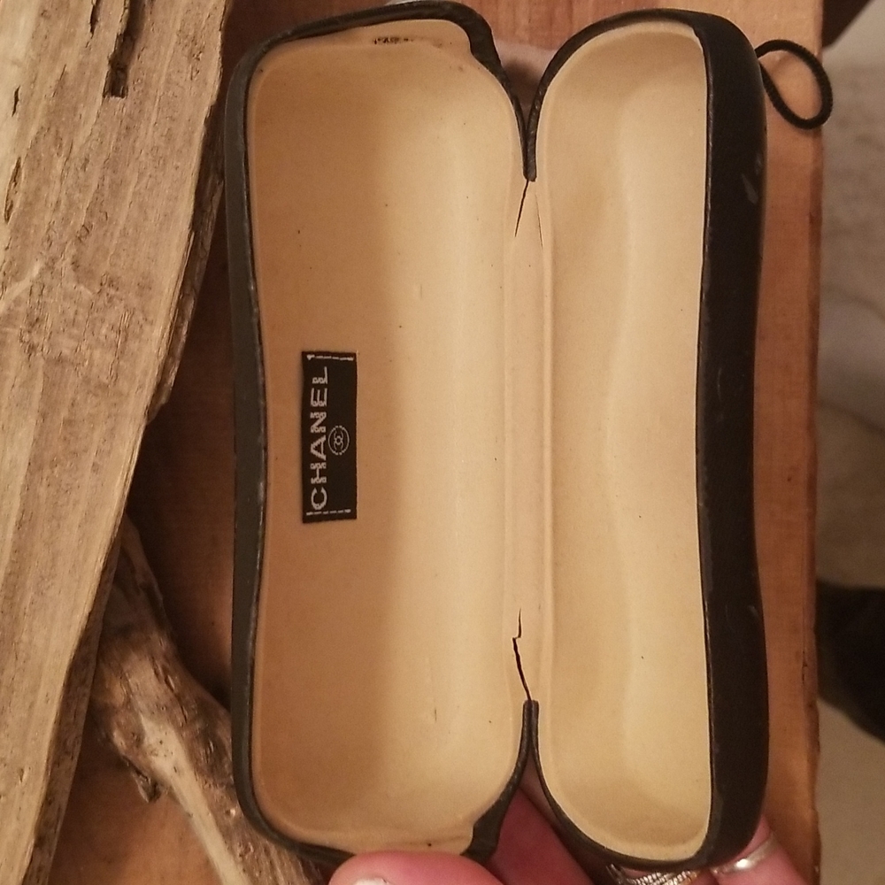 Authentic CHANEL Eyeglass Case, Drawstring Eyeglass Dust Bag and Original Box - Picture 7 of 16